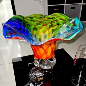 Dale Tiffany cieco glass bowl
